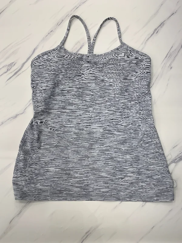 Athletic Tank Top By Lululemon In Grey, Size: 12