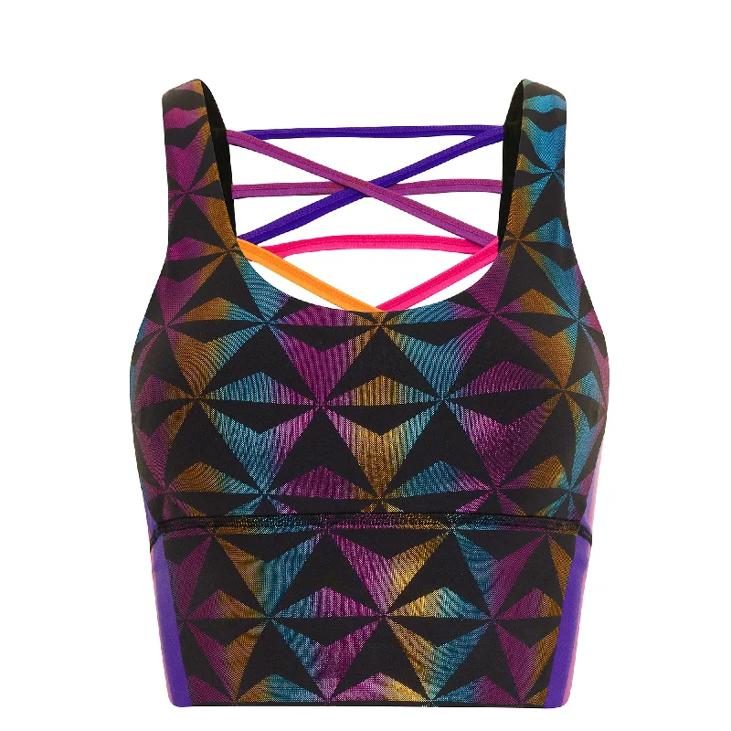 Geodesic Night Long Sports Bra