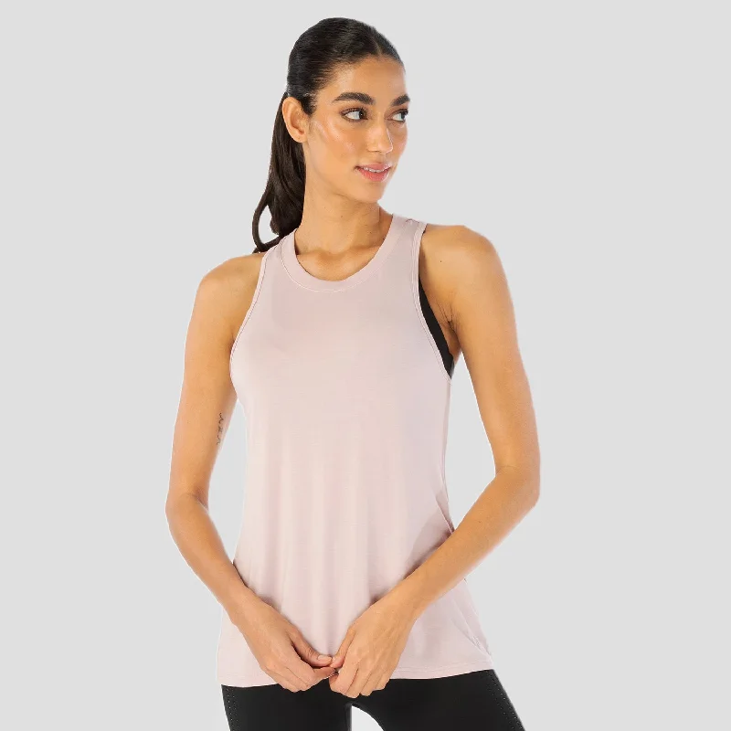 Infinity Longline Workout Tank - Light Elderberry