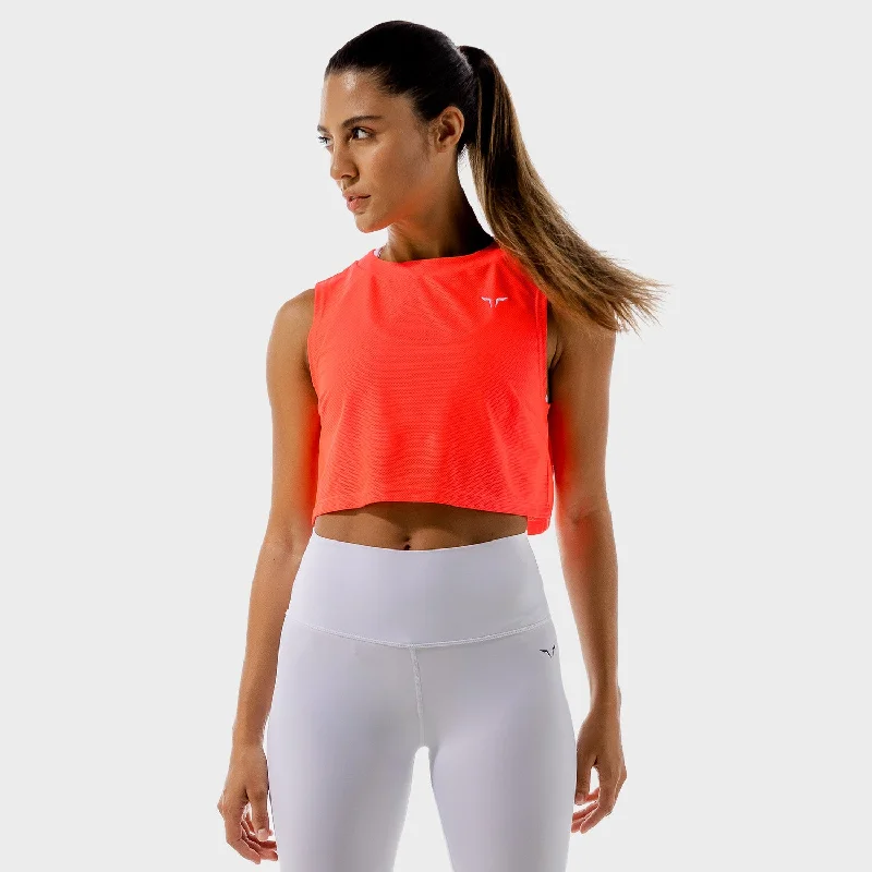 Limitless Crop Top - Coral