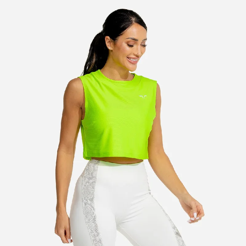 Limitless Crop Top - Neon