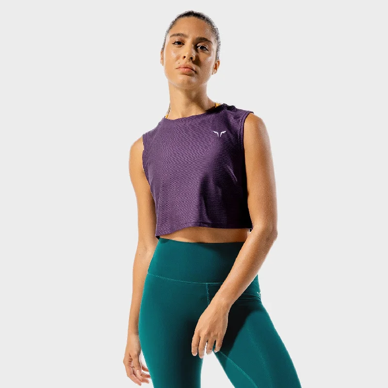 Limitless Crop Top - Purple