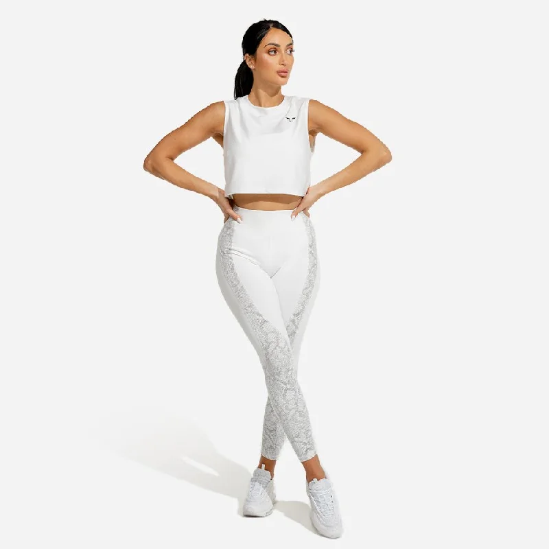 Limitless Crop Top - White