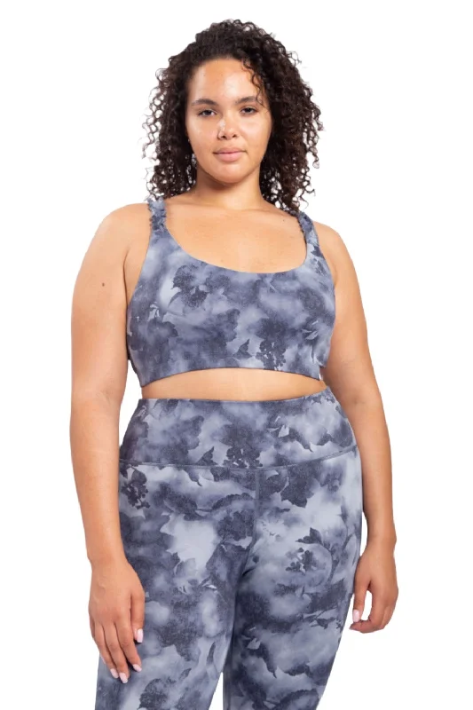 Mono B Watercolor Print Bra Top AT-A1115 Plus