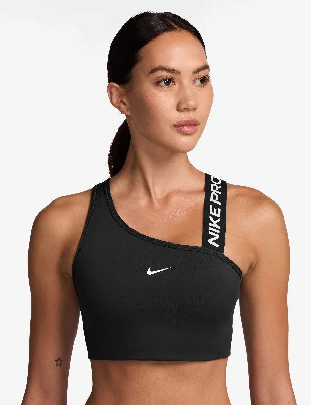 Pro Swoosh Asymmetrical  Bra - Black/White