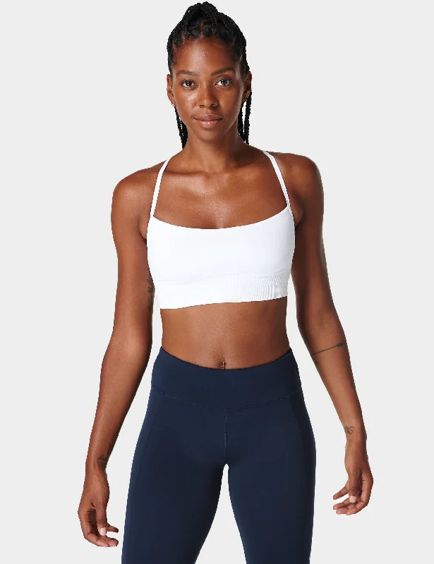 Spirit Restored Yoga Bra - White