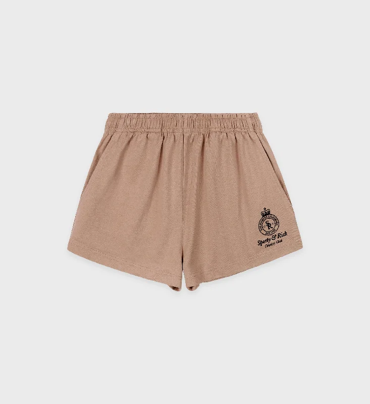 Crown Disco Short - Mink/Faded Black